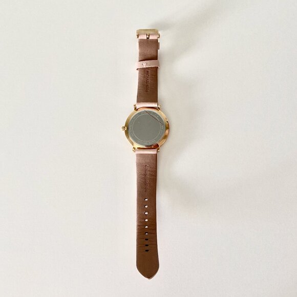 MICHAEL KORS Gold Tone and Pink Leather Watch - Picture 5 of 9